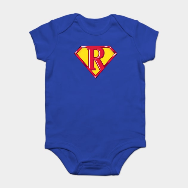 Super R Baby Bodysuit by detective651